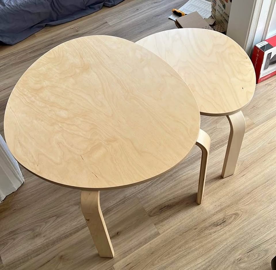 Ikea Svalsta nesting tables (birch)