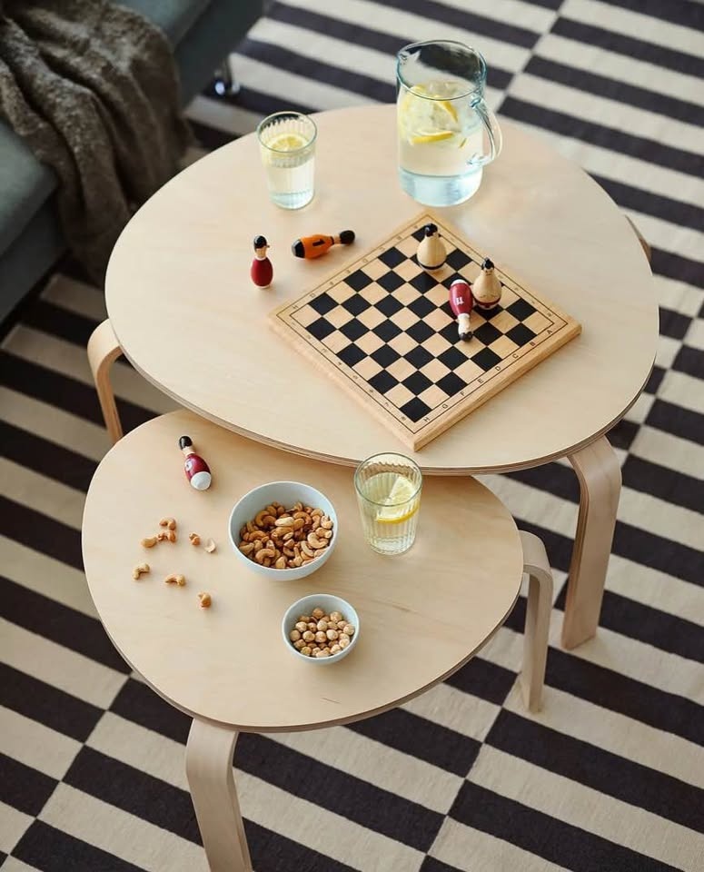 Ikea Svalsta nesting tables (birch) - photo 4
