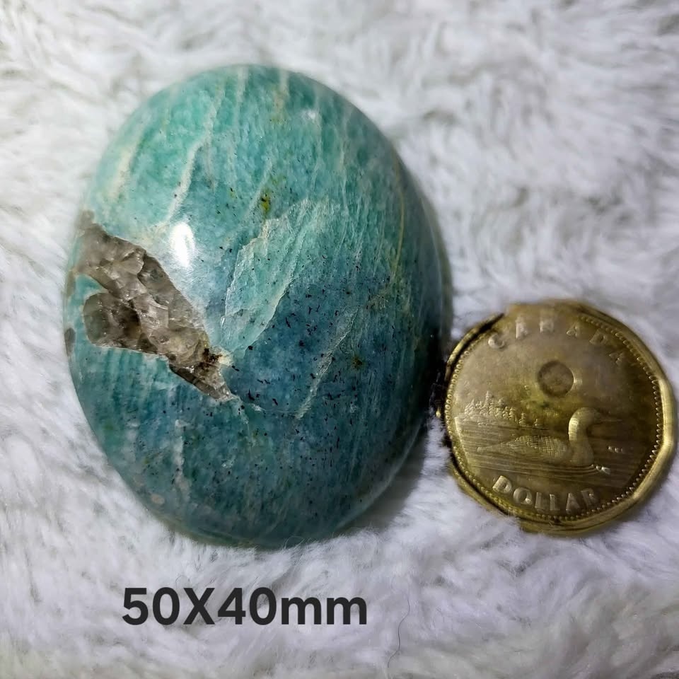 Amazonite Palm stones - photo 2