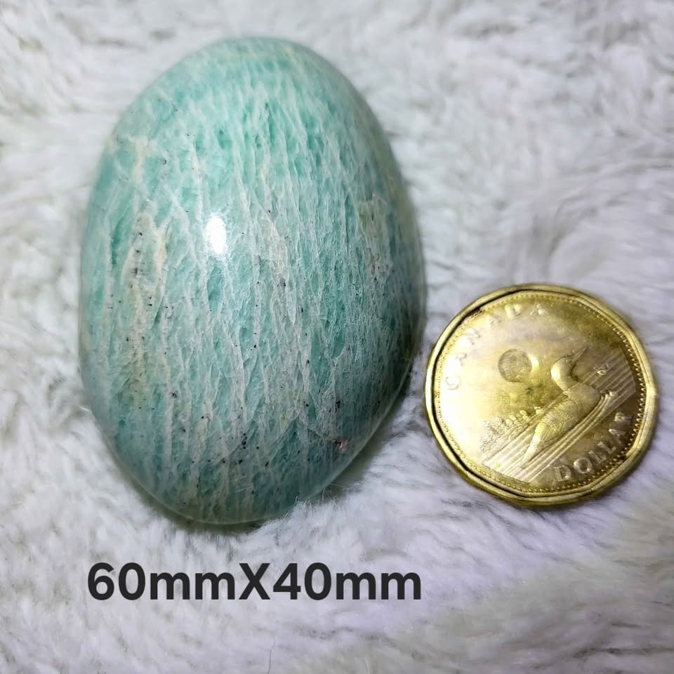 Amazonite Palm stones - photo 4