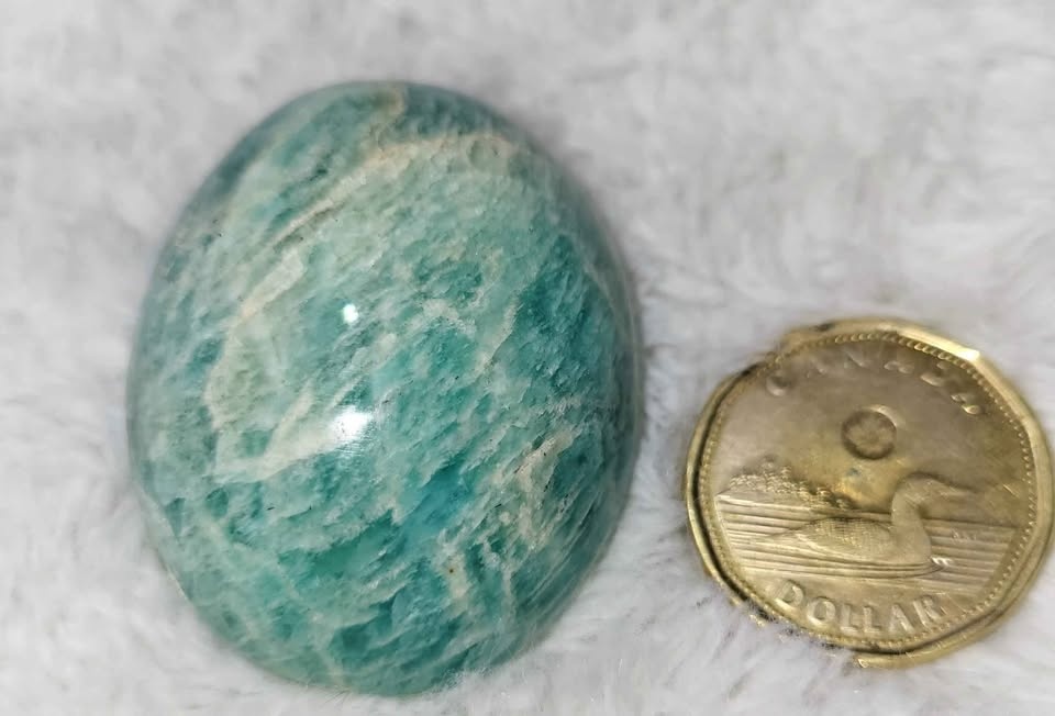 Amazonite Palm stones - photo 5