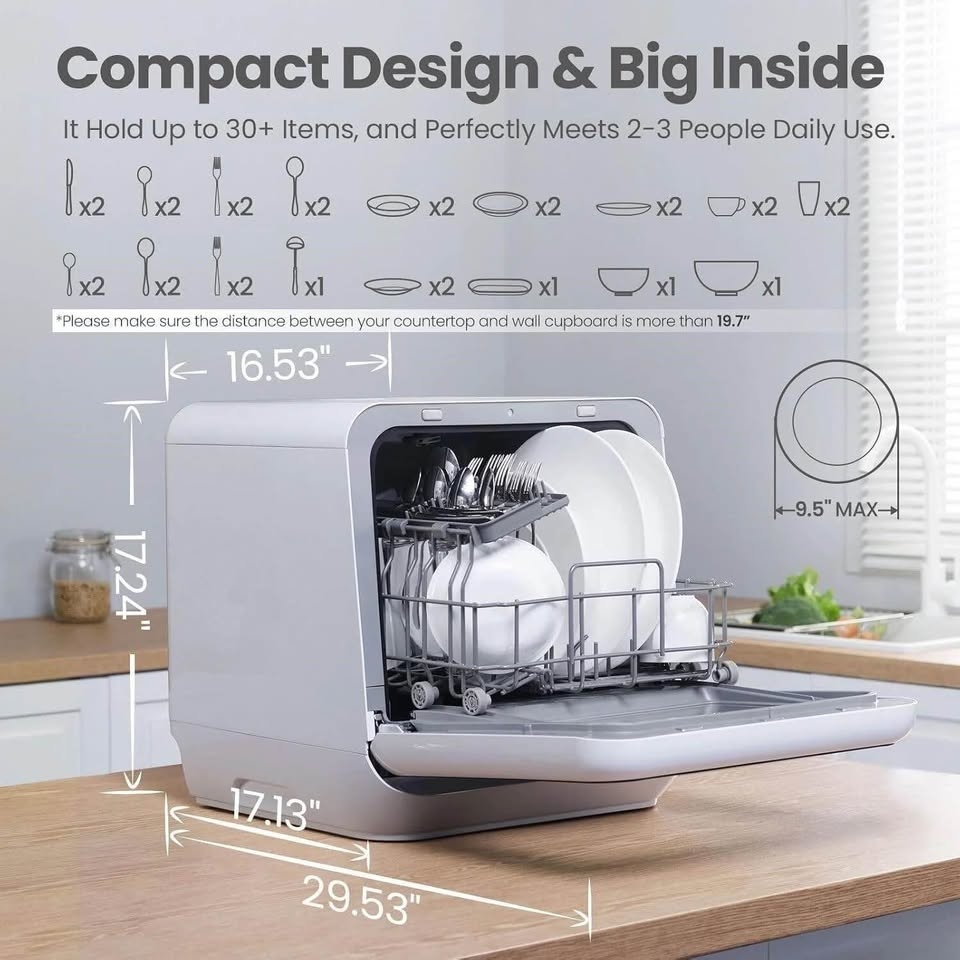 COMFEE' Countertop Dishwasher - photo 4
