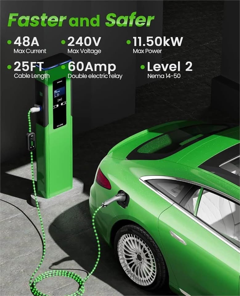 Portable Level 2 EV Charger - Electric Vehicle Charger - photo 2
