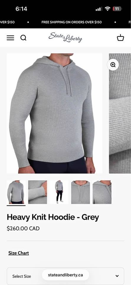 Tate and liberty men’s large knit pullover