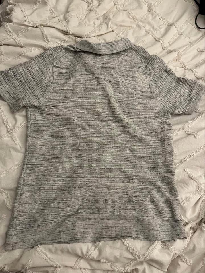 Mens medium Abercrombie and fitch knit polo - photo 3