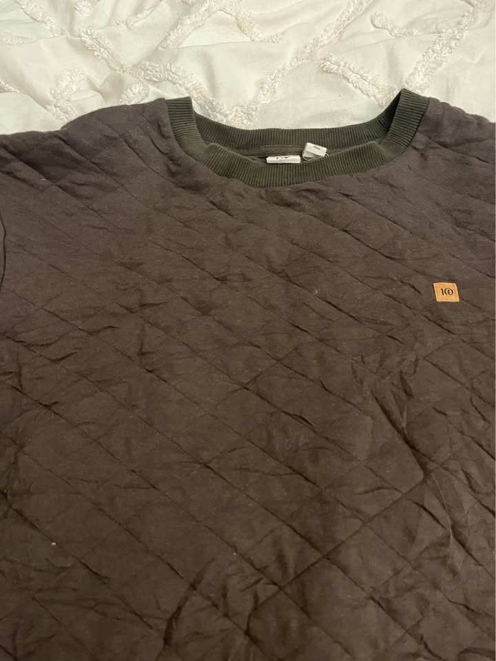 Ten tree large quilted crew neck sweater - photo 2