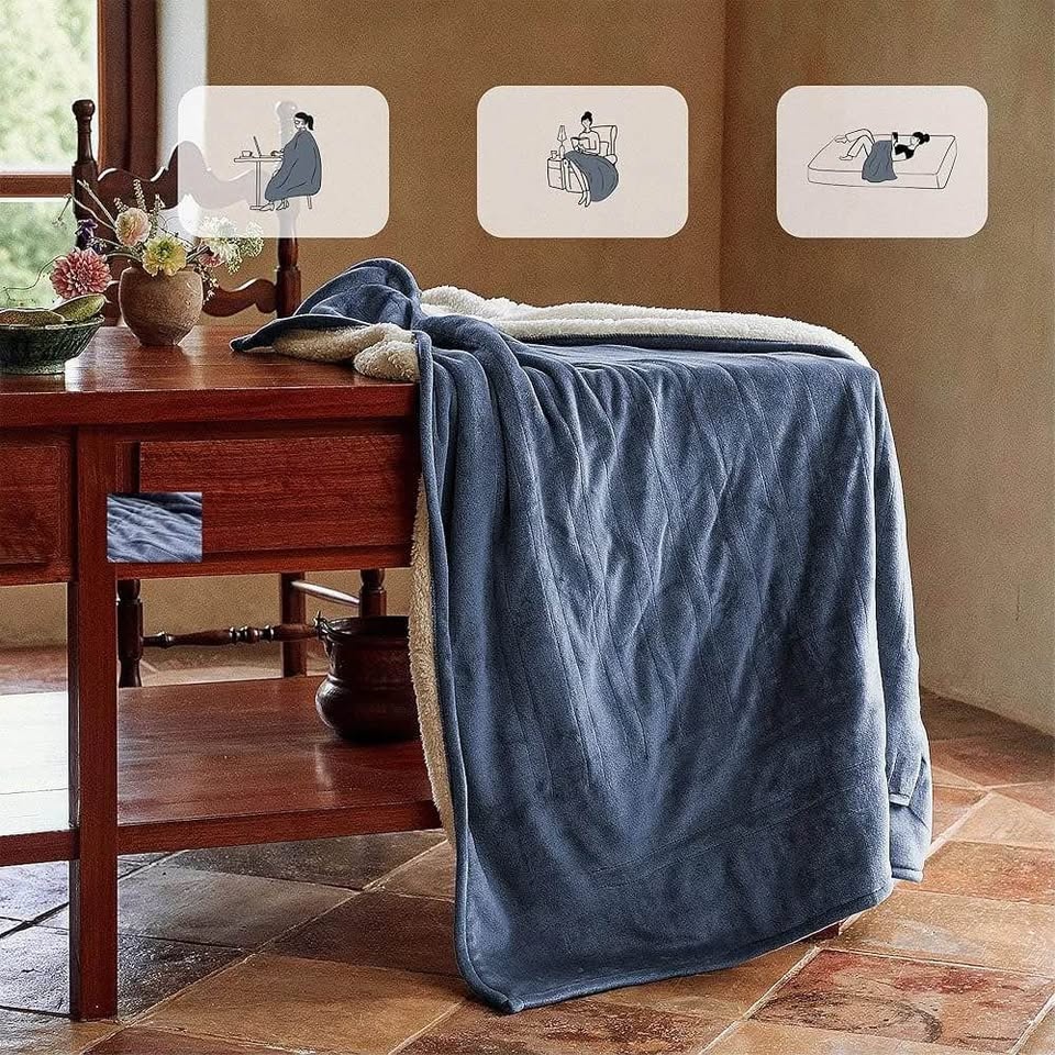 Heated Blanket Throw 50"x60" (brand new) - photo 3