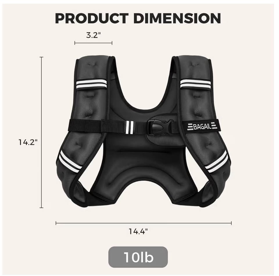 Weighted Vest 10 lbs (brand new) - photo 3