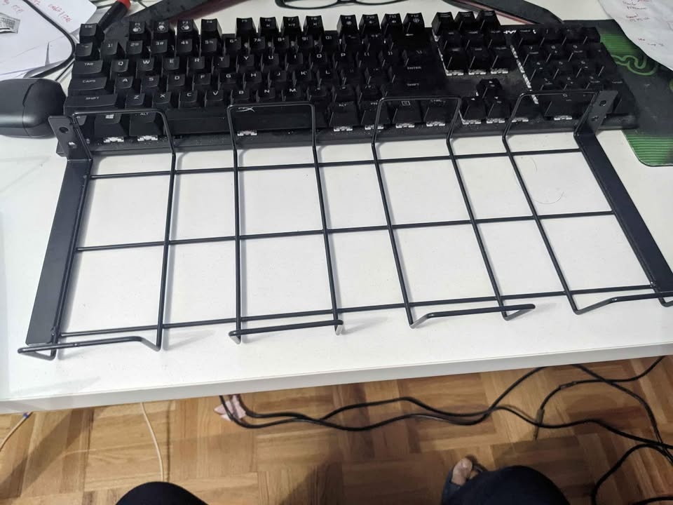 Pack No Drill to Desk Cable Management Tray - photo 2