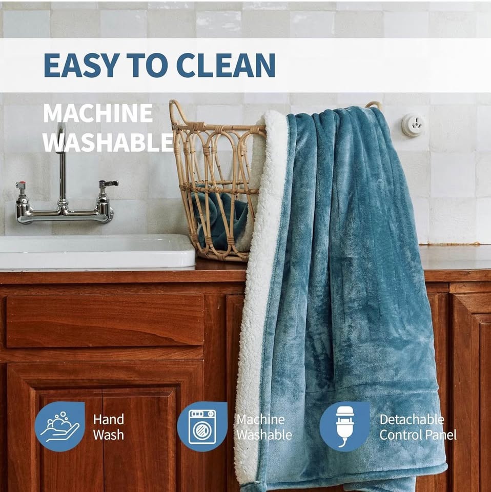 Heated Blanket Throw 50"x60" - photo 3