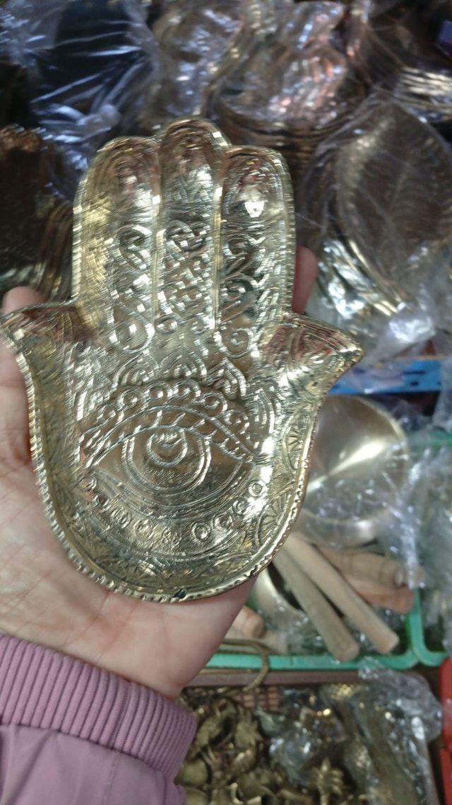 Hamsa Hand Dish / sage palo santo holder