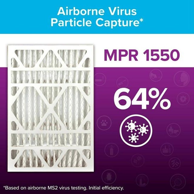 3m Filtrete 20x25x5, AC Furnace Air Filter, MPR 1550 DP - photo 4