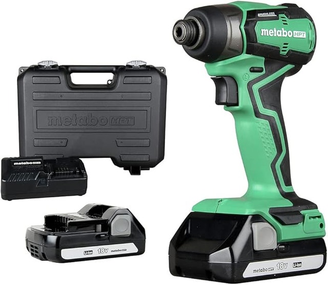 NEW Metabo HPT 18 V 14-in Brushless Impact Driver