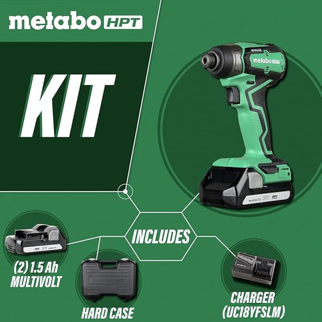 NEW Metabo HPT 18 V 14-in Brushless Impact Driver - photo 3