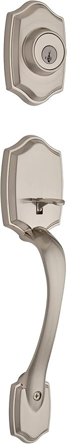 NEW Weiser Elements Brentwood Belmont Satin Nickel Exterior Door - photo 2