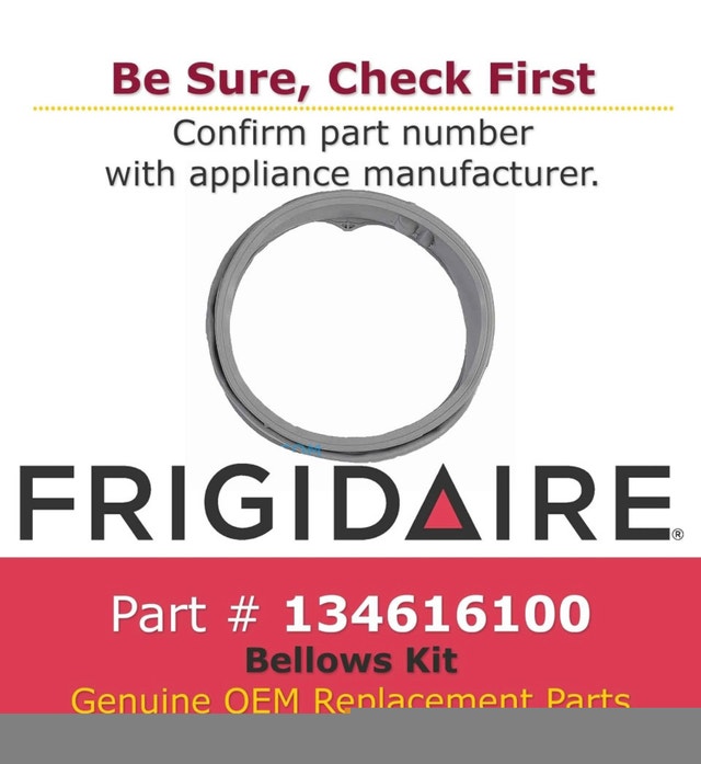 Electrolux 134616100 Bellows Kit - photo 3