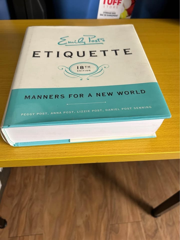 Emily Post’s Etiquette 18th Edition