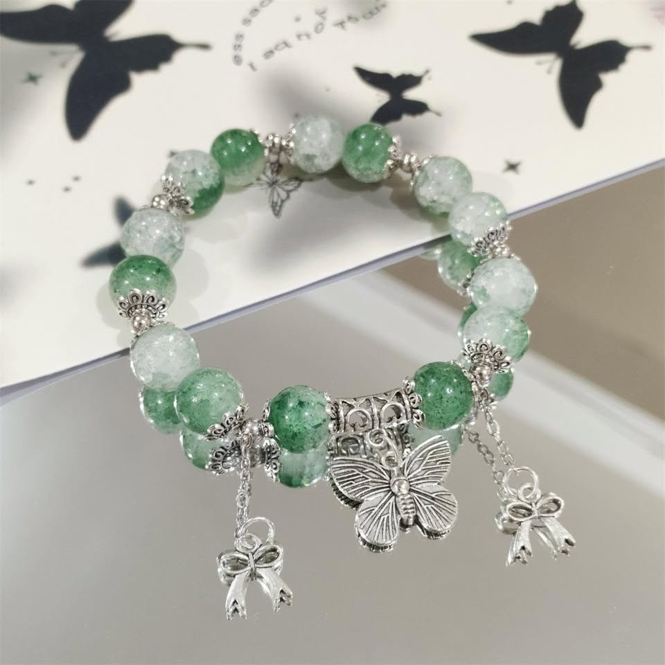 💚💍 Bow Jade Broken Bracelet – Elegant Stone Jewelry 💚 - photo 3