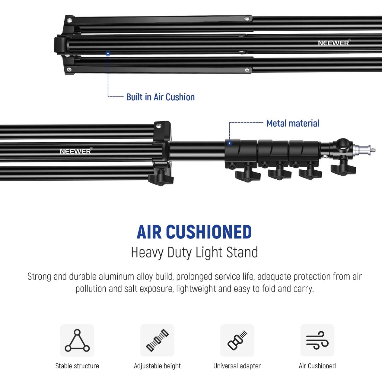 $50 Brand New NEEWER ST-400AC Light Stand 13 Foot - photo 4
