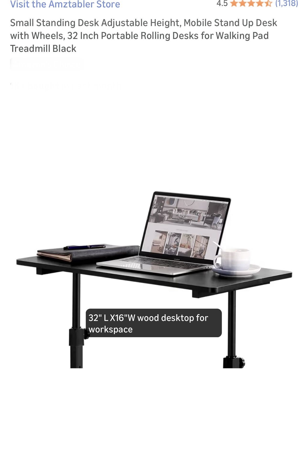 $40 Brand New Small Standing Desk Adjustable Height... - photo 2