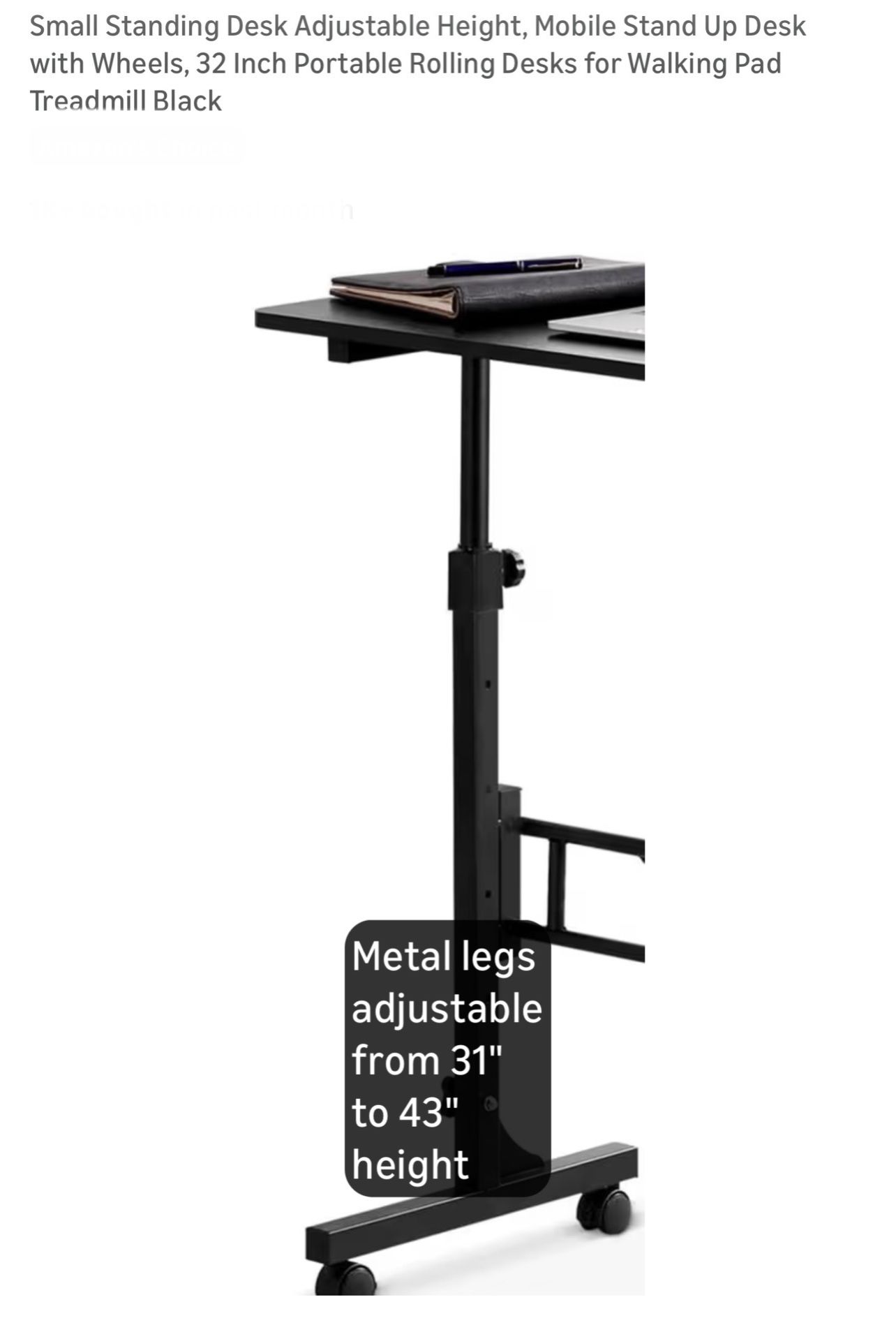 $40 Brand New Small Standing Desk Adjustable Height... - photo 4