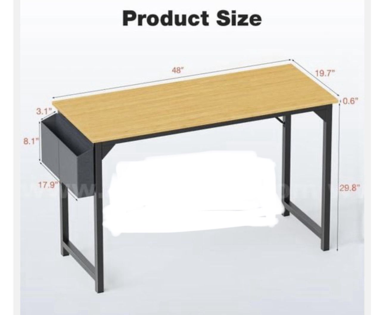 $40 Brand New OLIXIS Computer Desk, 48 Inch - photo 2