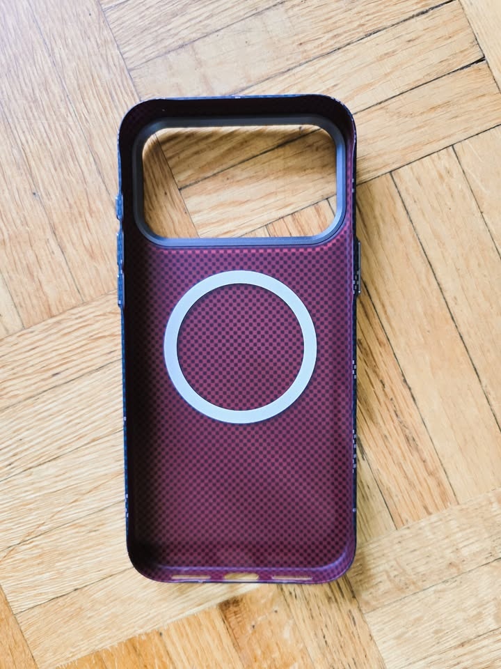 iPhone 17 Pro Max Case Carbon Fiber - Blue - photo 2