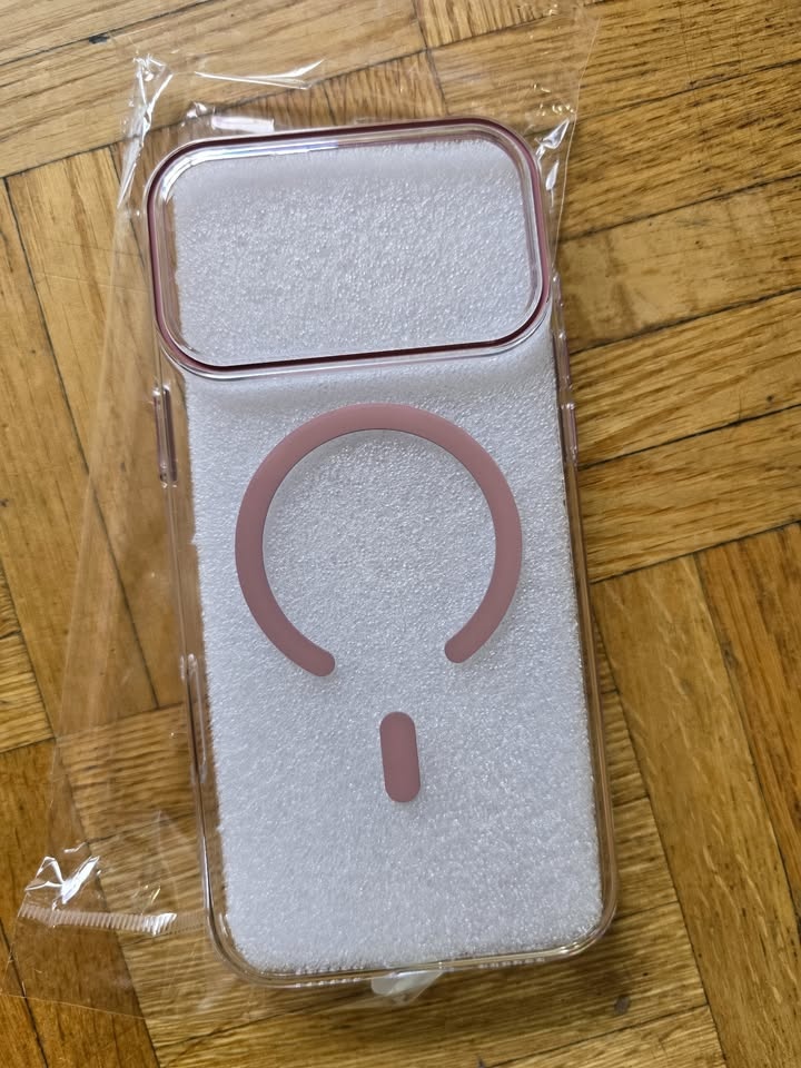 iPhone 17 Pro Max Case Transparent Protective Cover - Pink - photo 4