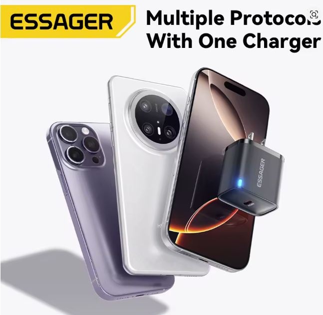 Essager Mini 30W Type C Charger PD QC3.0 Fast Type C Charger - photo 4
