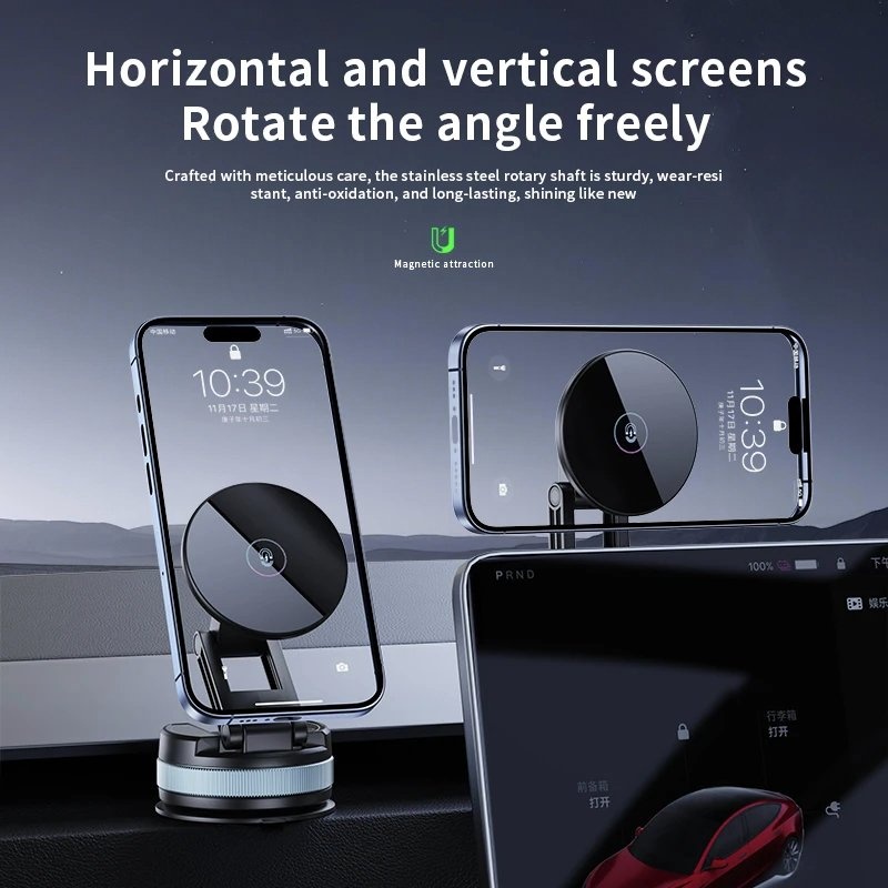 Magnetic Car Phone Holder Universal Foldable - photo 2