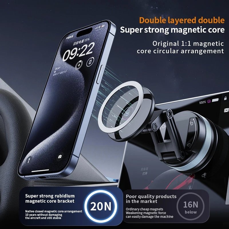 Magnetic Car Phone Holder Universal Foldable - photo 3