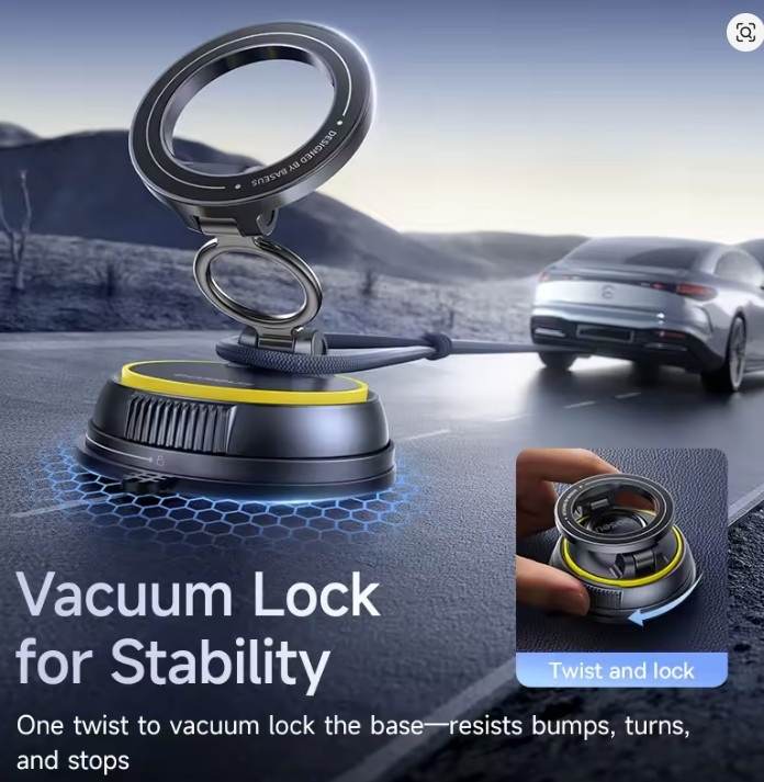 Vacuum Magnetic Car Phone Holder Mount - photo 4