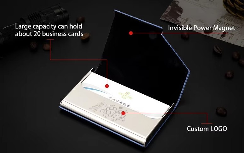 Card Holder Luxury Wallet PU Leather Business ID Credit Card Hol - photo 3