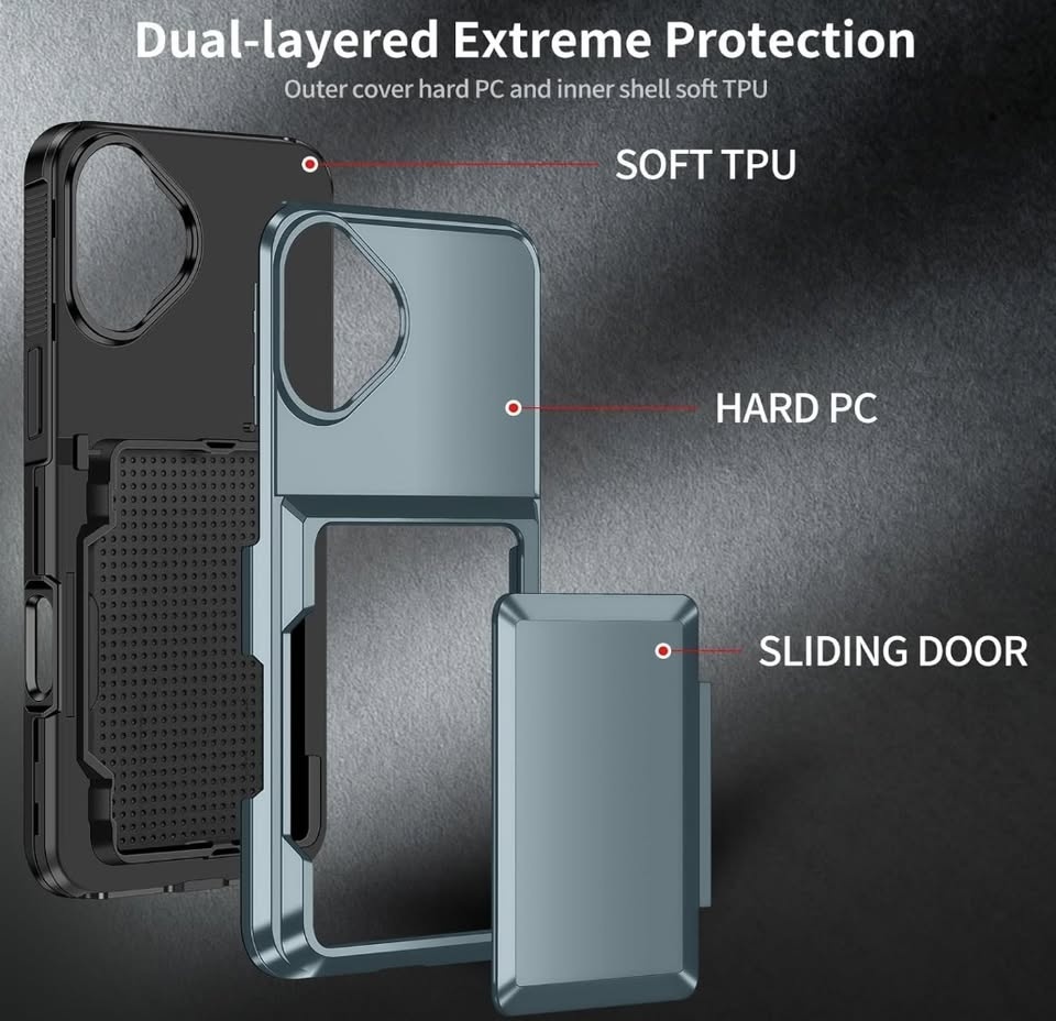 iPhone 16 Case with Card Holder Heavy Duty - New - photo 5