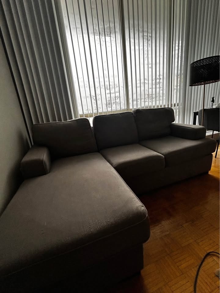 Used Sofa with Chaise (including storage) - HAS TO GO THIS WEEK - photo 2