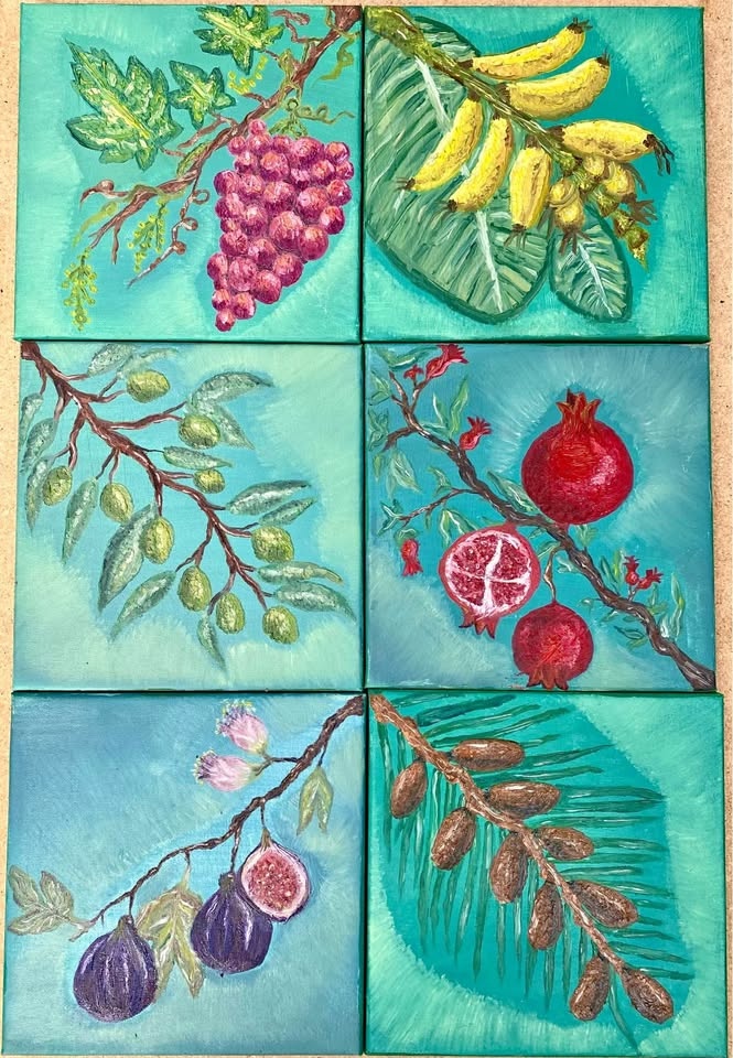 6 PC Oil Paintings