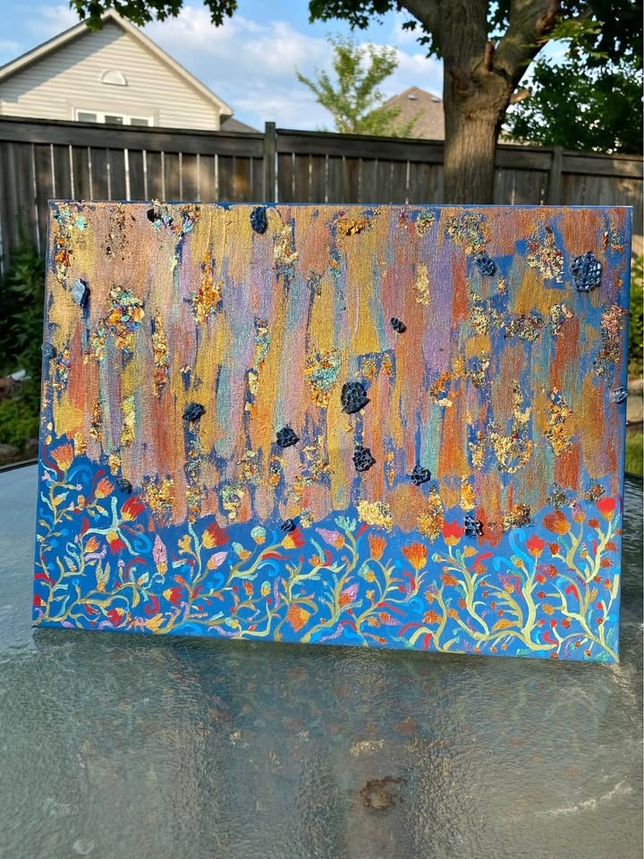 Abstract painting 12x16