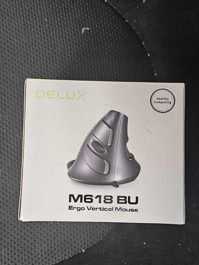 Delux M618BU Ergo Vertical Mouse