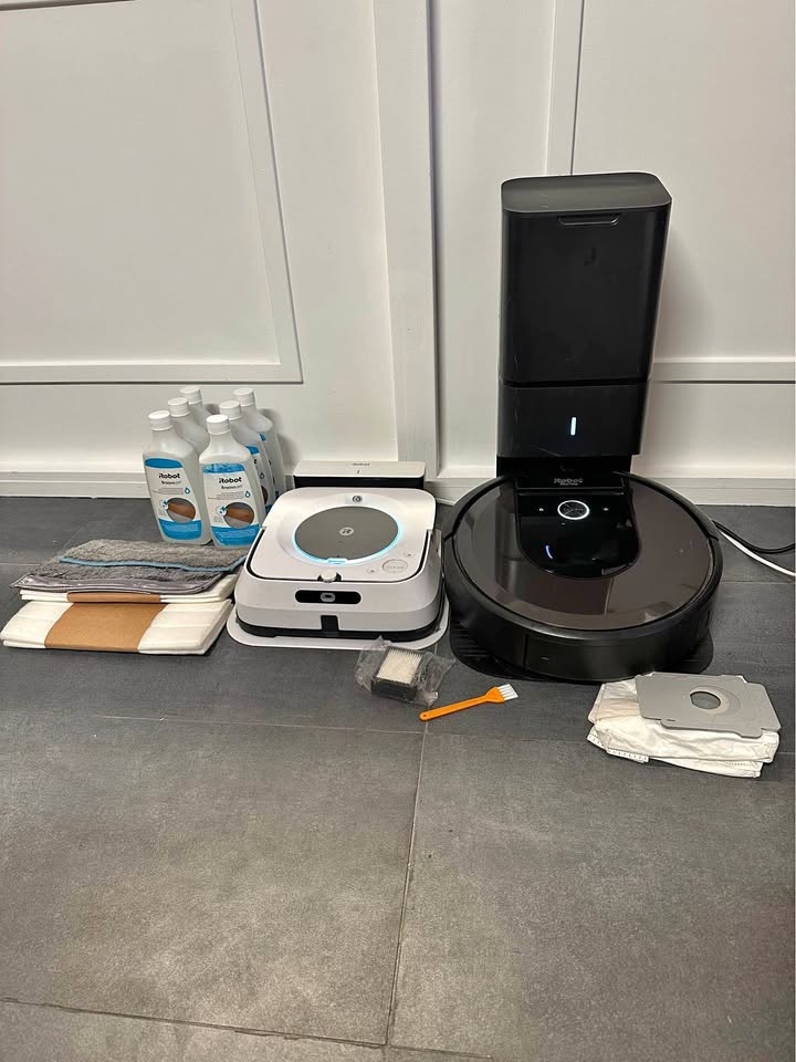 Roomba i7+ and Brava Jet M6 Robot Vacuum & Mop Set