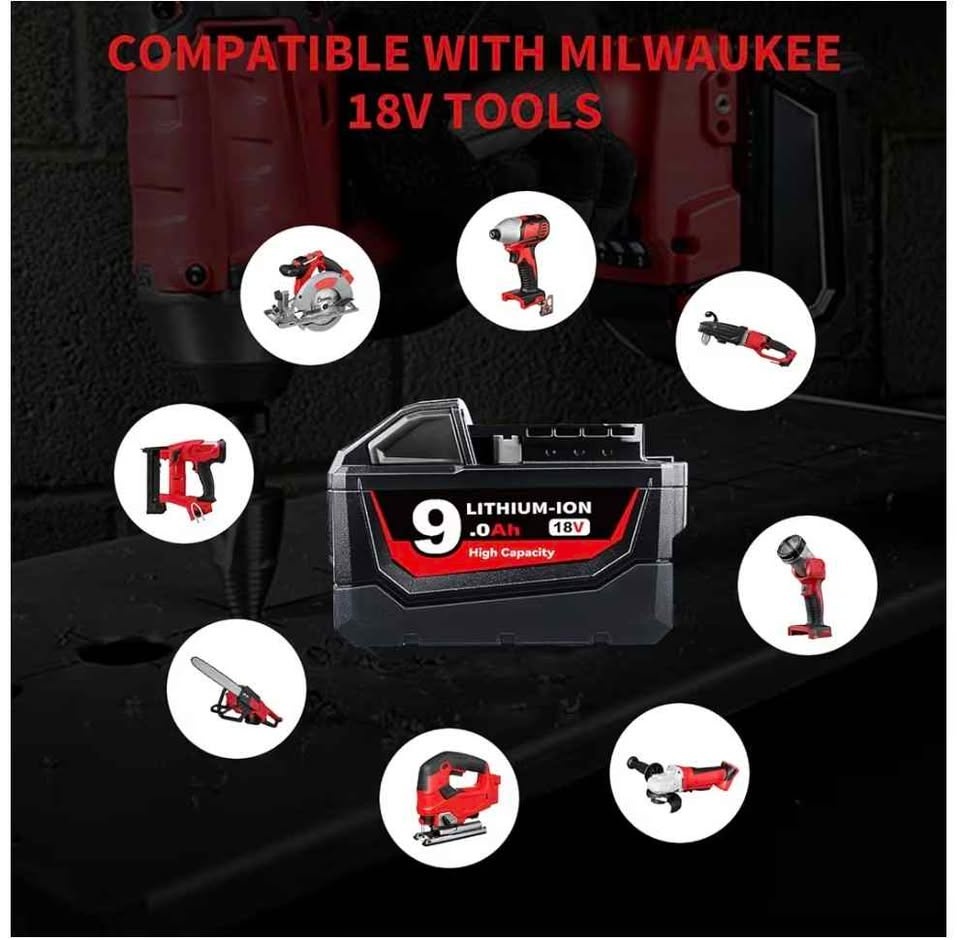 batería Milwaukee de 18 V 9.0Ah 48-11-1880 - photo 3