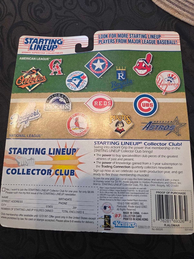 Starting Lineup Roberto Alomar - photo 2