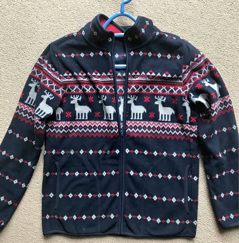 Fleece jacket, kids size M (10-12)