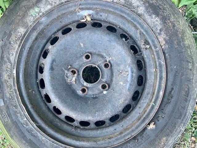 vw steel rims