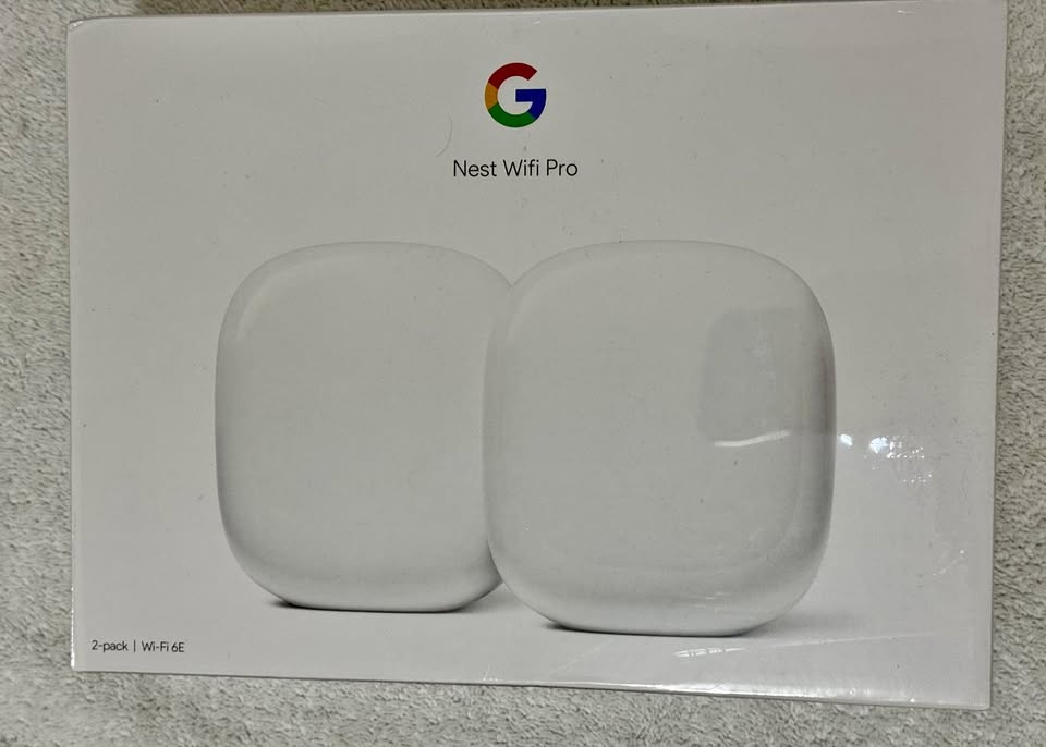 Google Nest Wifi Pro (2) Pack: (Wi-Fi 6E) – New in Box