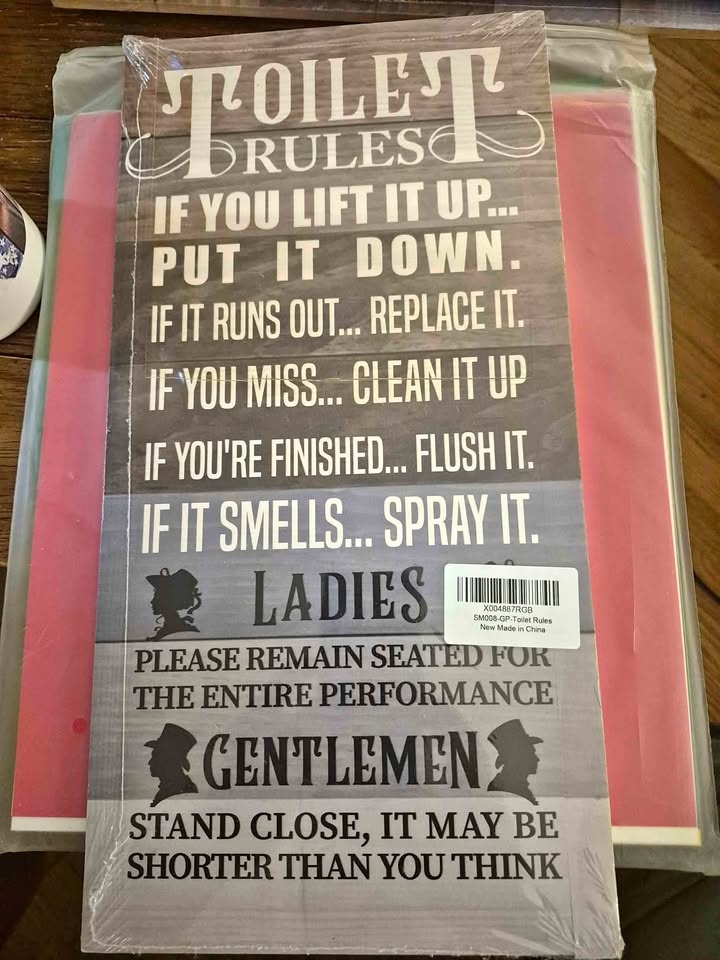 Funny Bathroom Sign