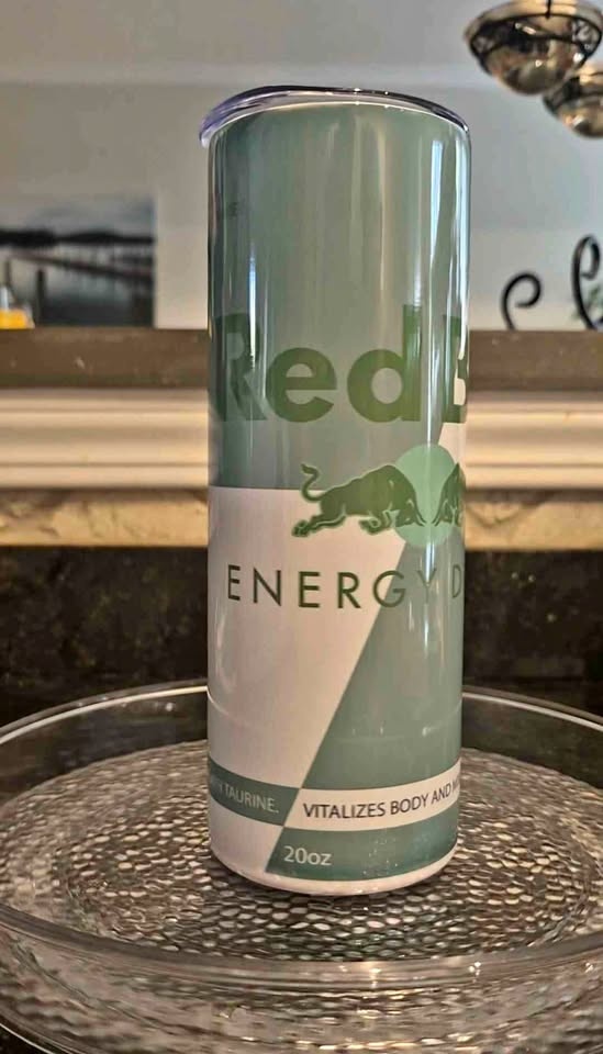 Forest Green Redbull 20oz Tumbler
