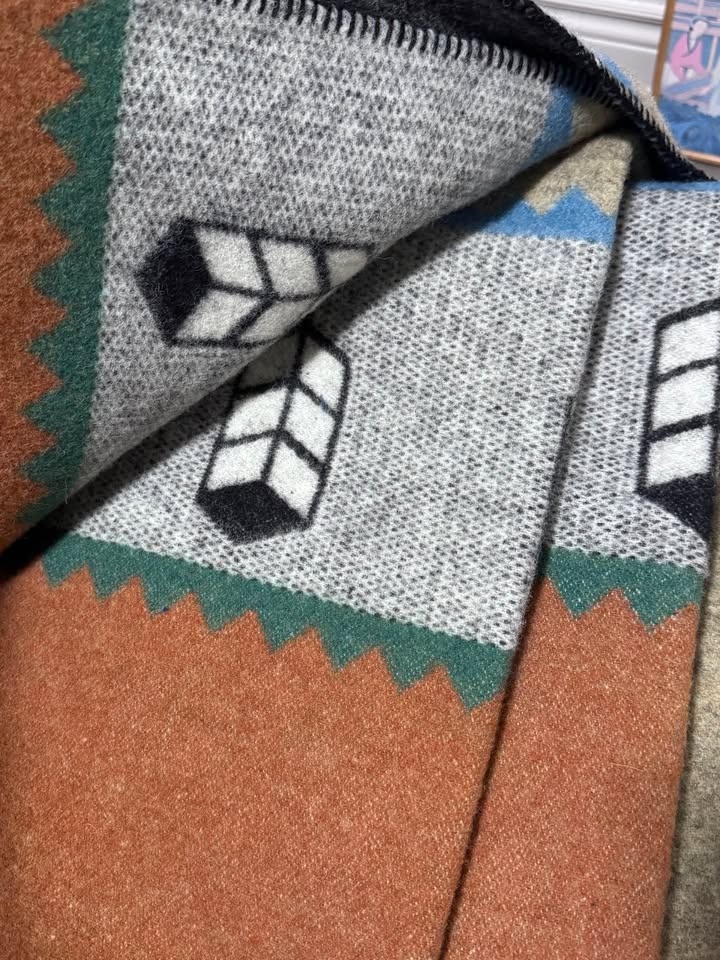 Wellspring Navajo Wool Blanket 50x70 in - photo 3