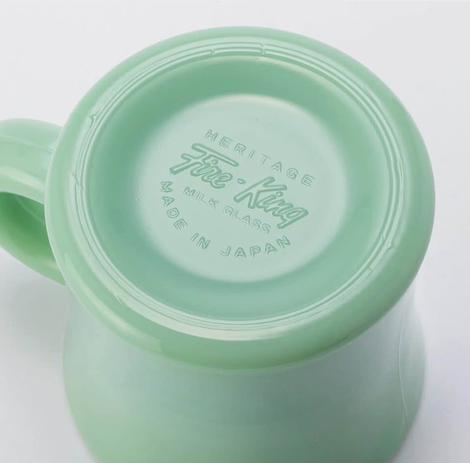 Fire King Milk Glass Jadeite Made in Japan Mug - photo 2