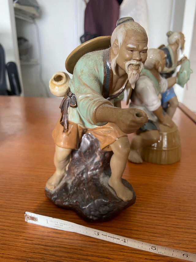 Asian Fisherman Figurines - photo 2