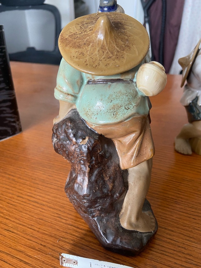 Asian Fisherman Figurines - photo 3